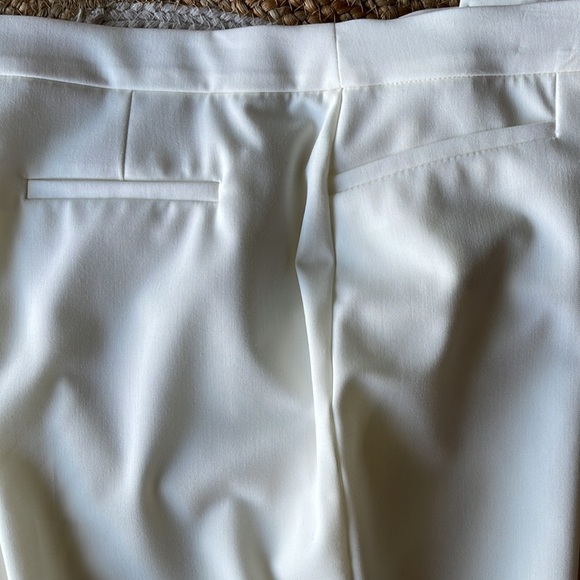 Alfani Straight leg off white pants-14 - Picture 4 of 16